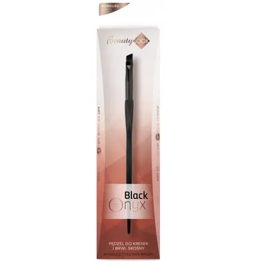 Inter Vion Beauty Look Black Onyx, Skośny pędzel do kresek i brwi