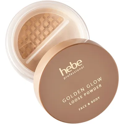 Hebe Professional, Golden Glow Face & Body Loose Powder (Rozświetlający sypki puder do twarzy i ciała)