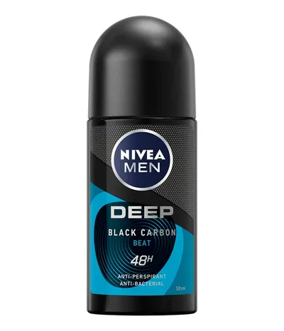 Nivea Men, Deep Black Carbon Beat 48H Anti-Perspirant (Antyperspirant w kulce dla mężczyzn)