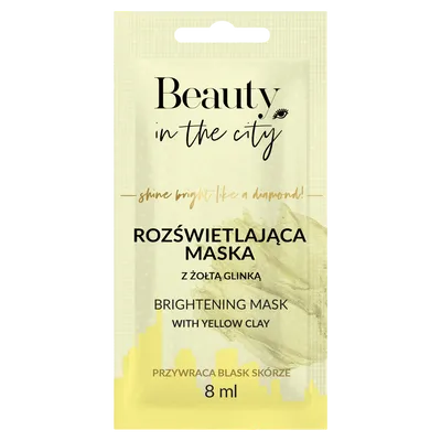 Beauty in the City Shine Bright Like a Diamond Brightening Mask with Yellow Clay (Rozświetlająca maska z żółtą glinką)
