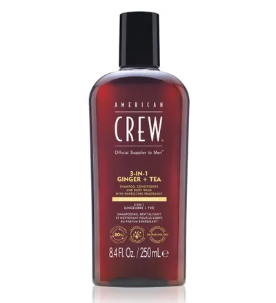 American Crew Ginger & Tea, 3 in 1 Shampoo, Conditioner and Body Wash (Szampon, odżywka i żel pod prysznic 3 w 1)