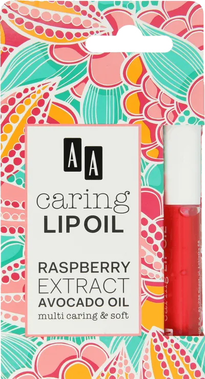 AA Caring Lip Oil 'Raspberry' (Upiększający olejek do ust)