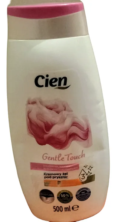 Cien Gentle Touch, Kremowy żel pod prysznic z gliceryną, kwasem mlekowym i niacynamidem