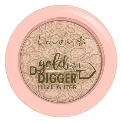 Lovely Gold Digger Highlighter (Złoty rozświetlacz do twarzy)
