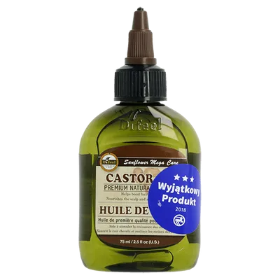 DiFeel Castor Oil, Premium Natural Hair Oil (Naturalny olejek rycynowy)