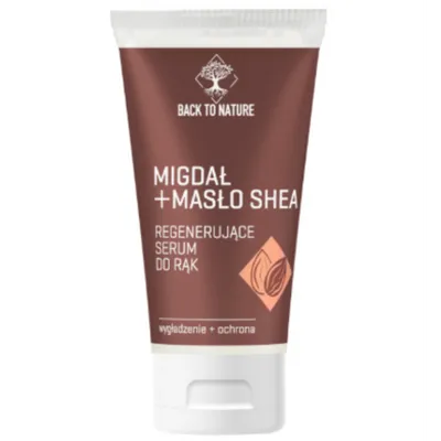 Back to nature Regenerujące serum do rąk `Migdał + masło shea`
