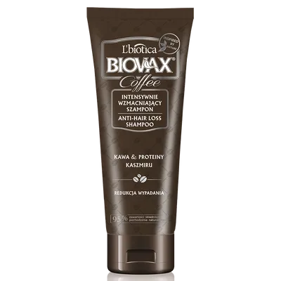 L'biotica Biovax, Coffee, Intensywnie wzmacniający szampon do włosów