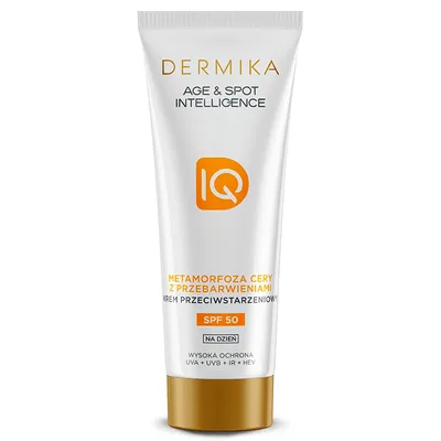 Dermika Age & Spot Intelligence, Krem przeciwstarzeniowy na dzień SPF 50