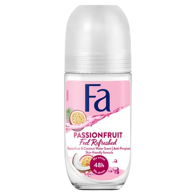 Fa Feel Refreshed, Passionfruit & Coconut Water Scent Anti-Perspirant (Antyperspirant w kulce)