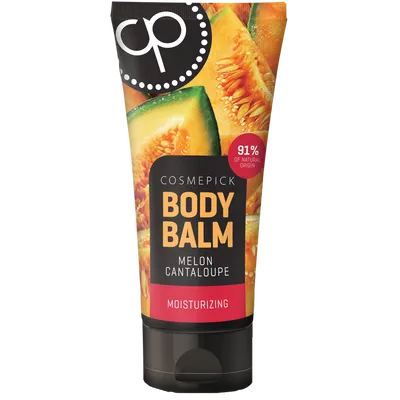 Cosmepick Melon Cantaloupe, Body Balm Moisturizing (Nawilżający balsam do ciała o zapachu soczystego melona)