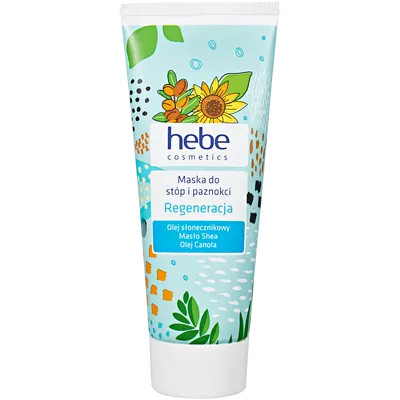 Hebe Cosmetics, Maska do stóp i paznokci `Regeneracja`