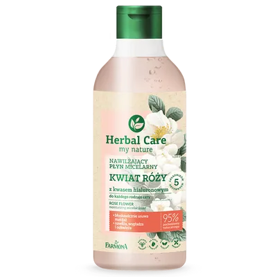 Herbal Care Nawilżający płyn micelarny `Kwiat róży`