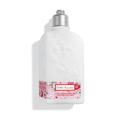 L'Occitane Cherry Blossom & Strawberry, Perfumed Body Milk (Kwiat wiśni i Truskawki, Perfumowany balsam do ciała)