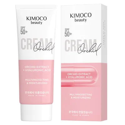 Kimoco Beauty Orchid Cream, Wygładzająco-nawilżający krem na dzień z filtrem SPF50+