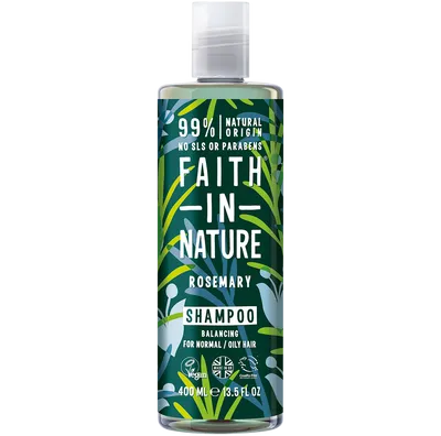 Faith In Nature Rosemary Shampoo (Organiczny szampon do włosów normalnych i przetłuszczających się z wyciągiem z olejku rozmarynowego)