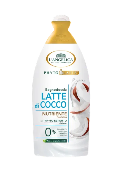 L'Angelica Phytolatte, Coconut Milk,  Shower Gel (Żel pod prysznic)