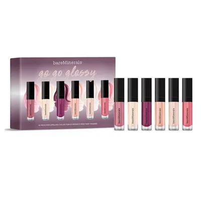 bareMinerals Go Go Glossy Lip Kit (Zestaw 6 błyszczyków do ust)
