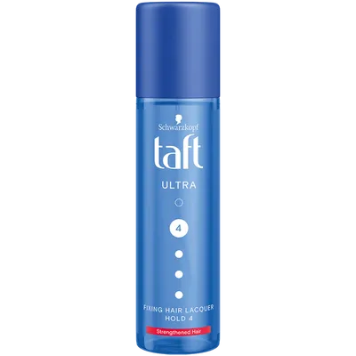 Schwarzkopf Taft Ultra Fixing Laquer Arginine Strength Formula (Supermocny modelujący lakier  do włosów z formułą Arginine Strength)