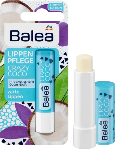 Balea Crazy Coco, Lippenpflege (Kokosowy balsam do ust)