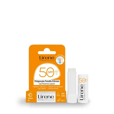Lirene Dermoprogram Pielęgnacyjna pomadka ochronna SPF50