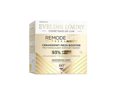 Eveline Cosmetics Eveline D’Aury RemodeLift Therapy, Ceramidowy mezo-booster przywracający kontur twarzy 60+