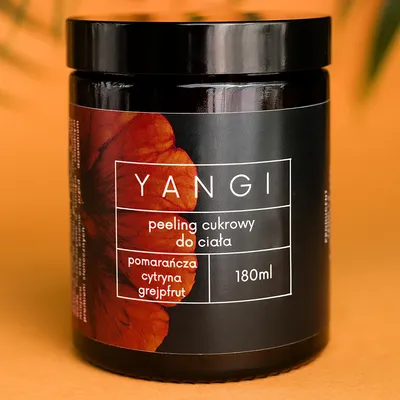 Yangi Peeling cukrowy do ciała `Pomarańcza, cytryna i grejpfrut`