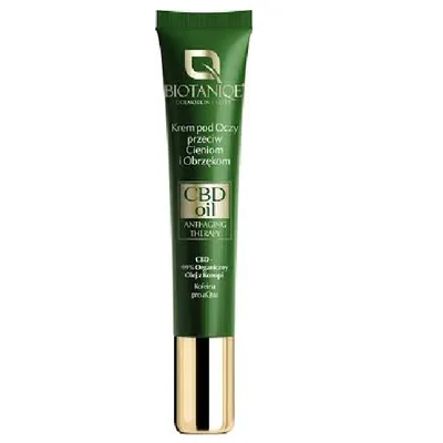 Biotaniqe CBD Oil Anti-aging Therapy, Krem pod oczy przeciw cieniom i obrzękom