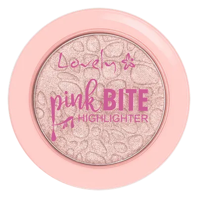 Lovely Pink Bite Highlighter (Różowy rozświetlacz do twarzy)
