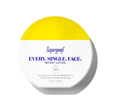 Supergoop Every.Single.Face SPR-Shield Watery Lotion SPF 50 (Krem do twarzy ochronny)
