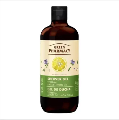Green Pharmacy Verbena & Sweet Lemon Oil, Shower Gel (Werbena & Olej ze słodkich cytryn, Żel pod prysznic)