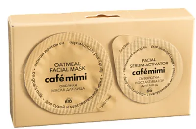Cafe Mimi Dwuetapowa maseczka owsiana do twarzy