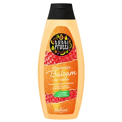 Tutti Frutti Orzeźwiający (nawilżający) balsam do ciała `Pomarańcza i truskawka`