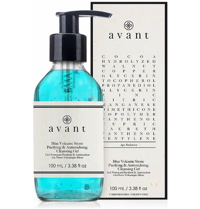 Avant Skincare Blue Volcanic Stone, Purifying & Antioxydising Cleansing Gel (Oczyszczający żel antyoksydacyjny do mycia twarzy)