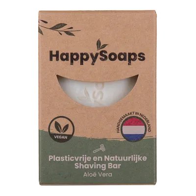 HappySoaps Shaving Bar (Mydło do golenia `Aloes`)