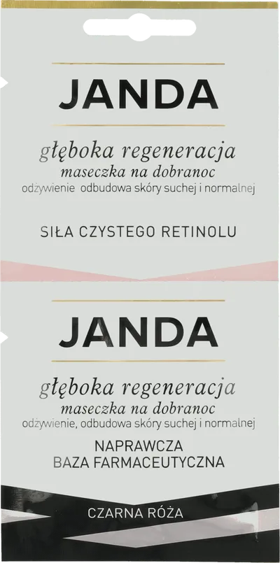 Janda Siła Czystego Retinolu, Maseczka na dobranoc `Głęboka regeneracja`