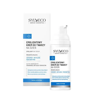 Sylveco Dermo, Emolientowy krem do twarzy na dzień