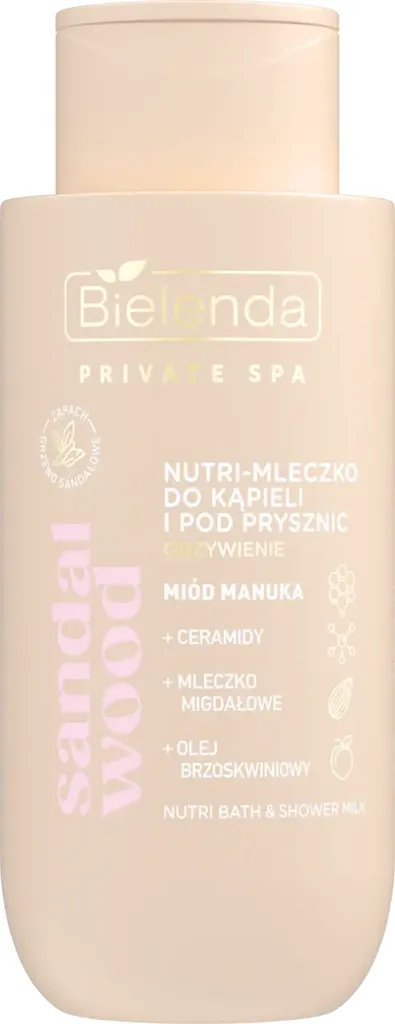 Bielenda Private SPA, Sandalwood, Nutri-mleczko do kąpieli i pod prysznic