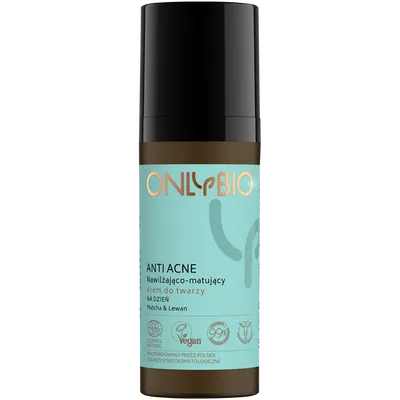 OnlyBio Anti Acne, Nawilżająco-matujący krem do twarzy na dzień