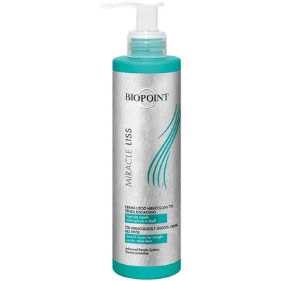 Biopoint Miracle Liss, Crema Liscio Miracoloso 72h (Wygładzający krem termoochronny do włosów)