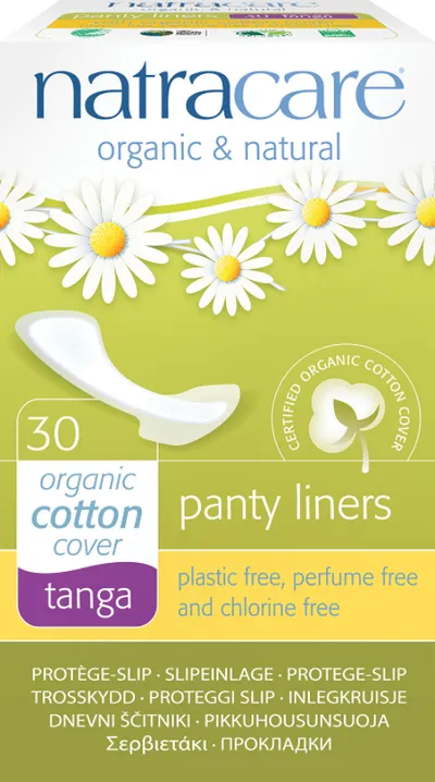 Natracare Tanga Organic Cotton Panty Liners (Wkładki higieniczne organiczne typu string)