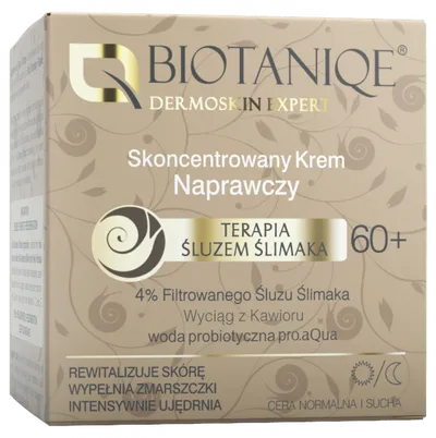 Biotaniqe Terapia Śluzem Ślimaka, Skoncentrowany krem naprawczy 60+