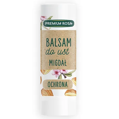 Premium Rosa Balsam do ust `Migdał - ochrona`