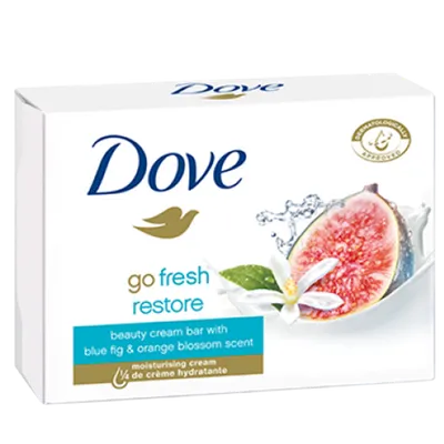 Dove Go Fresh Restore, Cream Bar (Kremowa kostka `Figa i kwiat pomarańczy`)