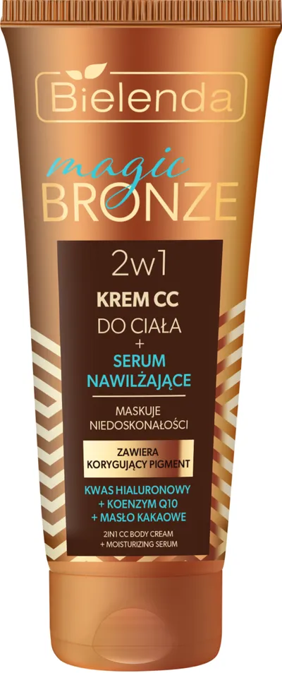 Bielenda Magic Bronze, 2w1 Krem CC do ciała + serum nawilżające