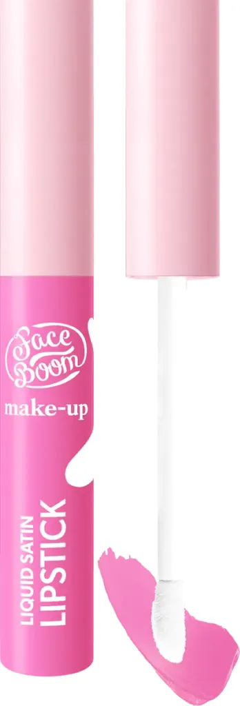 FaceBoom Make-Up, Liquid Satin Lipstick (Satynowa pomadka do ust w płynie)