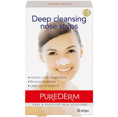 Purederm Deep Cleansing Nose Strips (Głęboko oczyszczające plastry na nos)