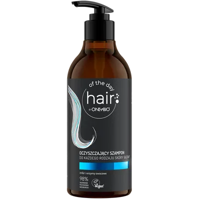 OnlyBio Hair of the Day, Oczyszczający szampon do każdego rodzaju skóry głowy