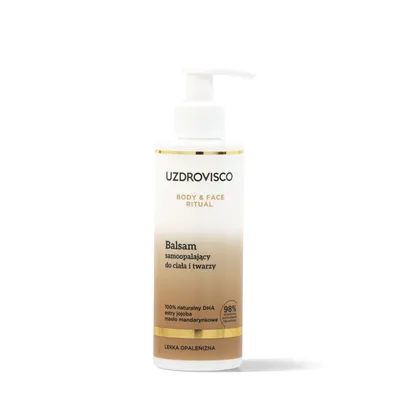 Uzdrovisco Body & Face Ritual, Balsam samoopalający do ciała i twarzy