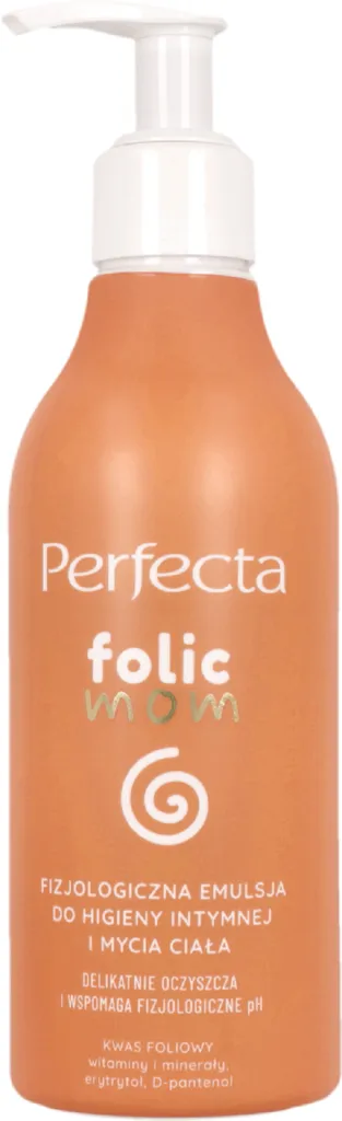Perfecta Folic Mom, Fizjologiczna emulsja do higieny intymnej i mycia ciała
