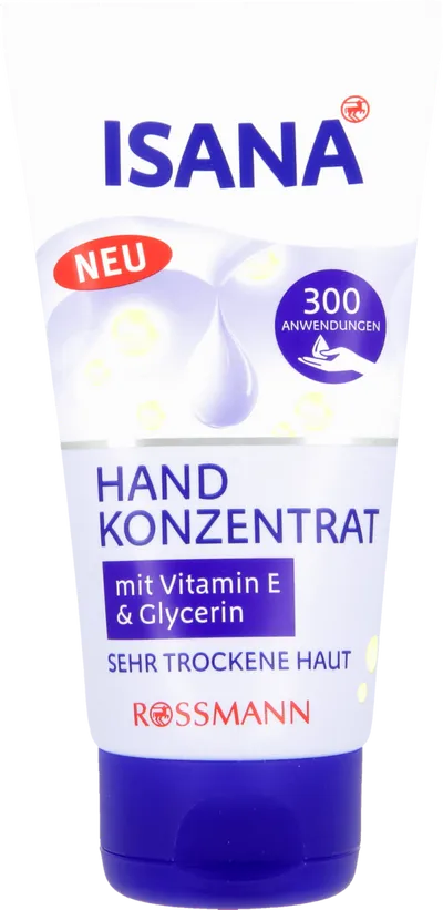 Isana Hand Konzentrat, krem do rąk z witaminą E i gliceryną